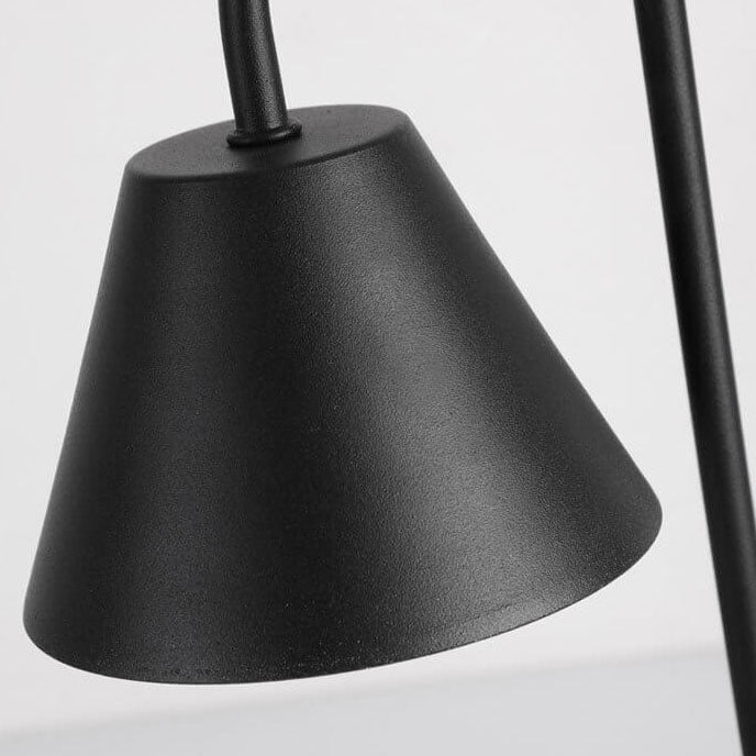 Lámpara de mesa de cera fundida de 1 luz con base de mármol sólido nórdico en forma de cono 