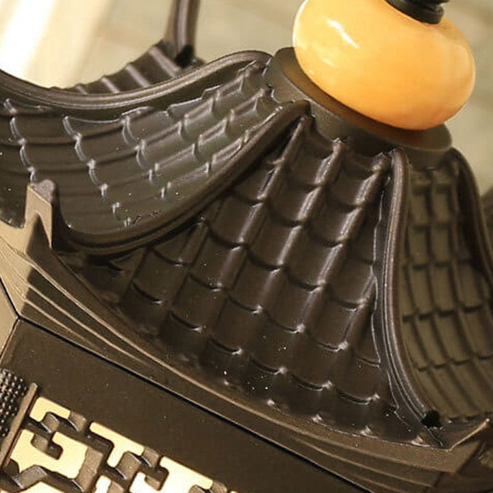 Retro chinesische wasserdichte sechseckige Laterne für den Außenbereich 1-Licht Terrassen-Pendelleuchte 
