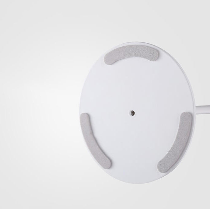 Modern Minimalist ABS Iron Cone White USB Charging Eye Protection LED Desk Lamp For Bedroom
