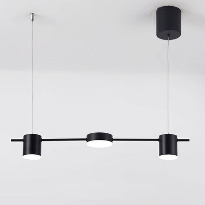 Modern Minimalist Line Round Spotlight LED Island Light Chandelier