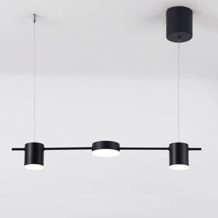 Modern Minimalist Line Round Spotlight LED Island Light Chandelier