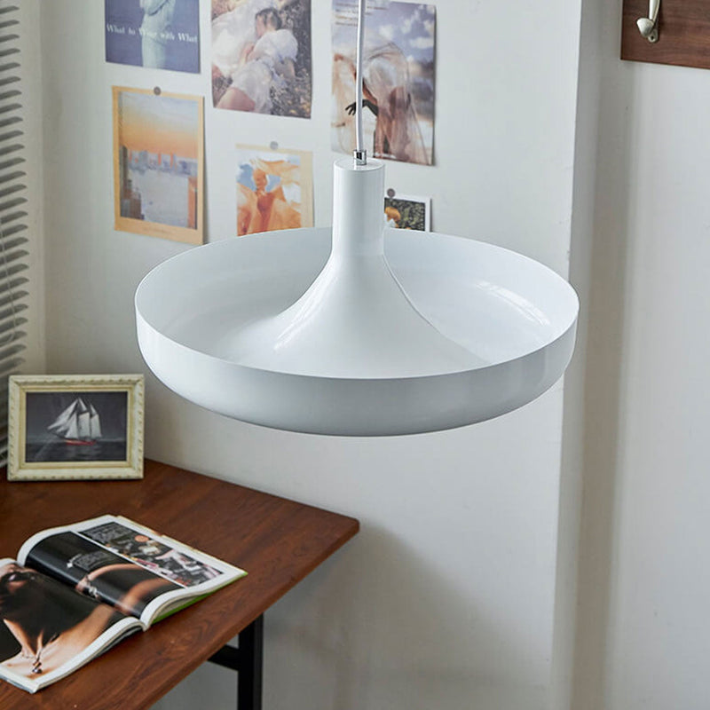 Nordic Minimalist UFO Metal Disc 1-Light Pendant Light