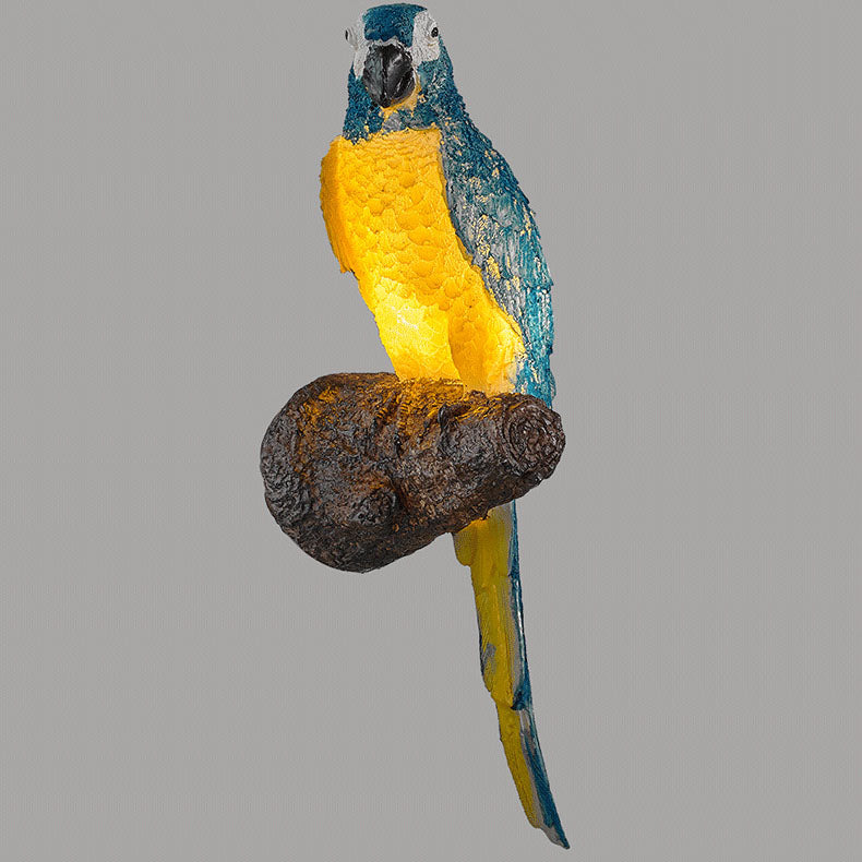 Retro Creative Resin Animal Owl 1-Light Wall Sconce Lamp