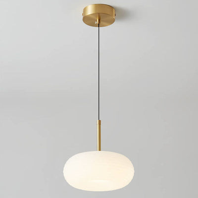 Modern Cream Style Apple All-Copper LED Pendant Light
