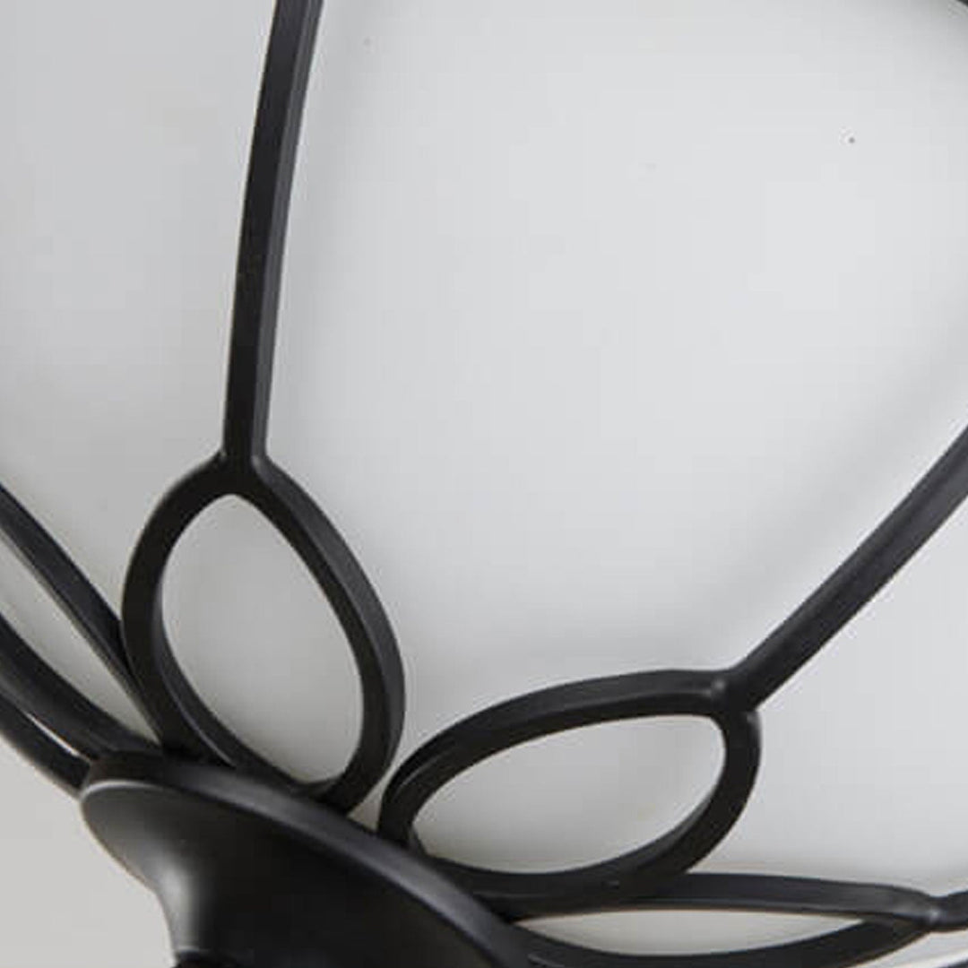 Plafonnier LED en verre dépoli Vintage American Iron 