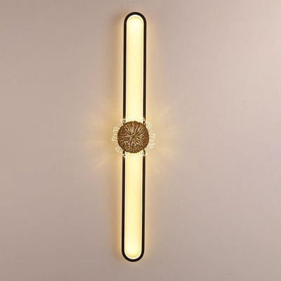 Industrial Full Copper Minimalist Creative Ring Design LED Wall Sconce Lamp