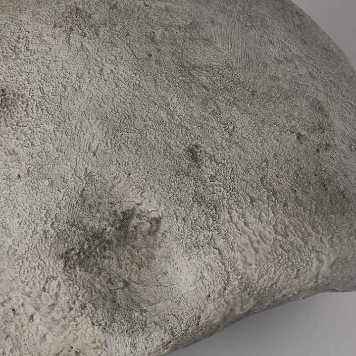 Contemporary Nordic Rough Rock Texture Semicircular 1-Light Pendant Light for Dining Room