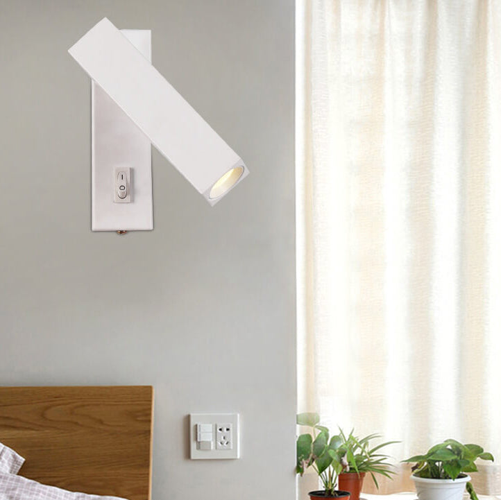 Lámpara de Aplique de Pared LED Irradiado Rectangular de Acrílico Minimalista Moderna 