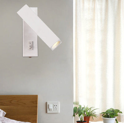 Modern Minimalist Acrylic Rectangular Irradiated LED Wall Sconce Lamp