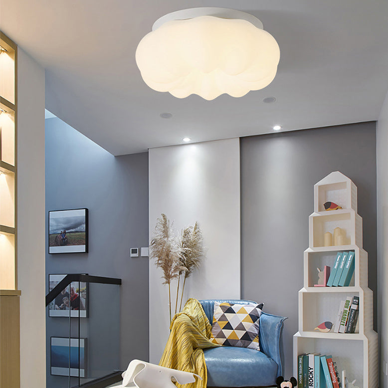 Modern Minimalist Cloud LED Flush Mount Ceiling Light