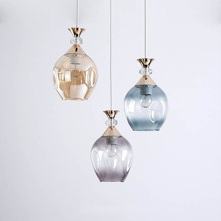 Nordic Gradient Glass Orb 1/3 Light Kronleuchter 