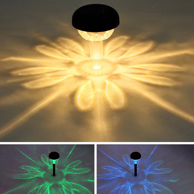 Solar Waterproof Flower Shape Lighting Design LED Outdoor Decorative Lawn Light