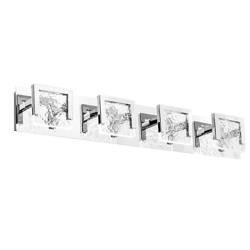 Creative Minimalist Glass Texture Acrylic Vanity Light LED Mirror Front Wall Light