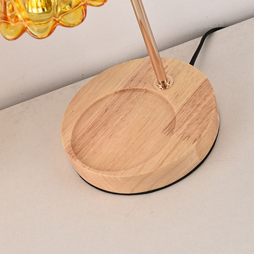 Lampe de table à une lumière Nordic Classical Bellflower en cire fondue 