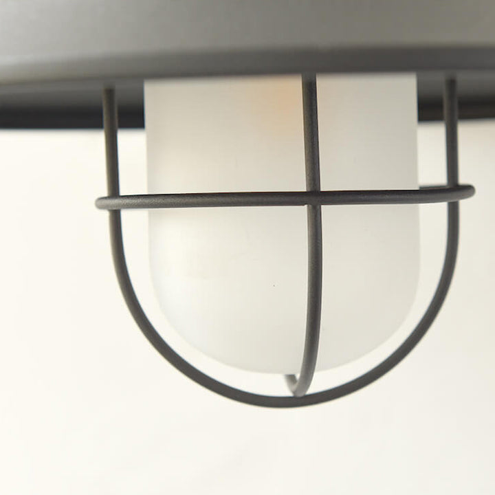 Lámpara Aplique de Pared para Exterior de 1 Luz con Cuerpo de Hierro Impermeable 