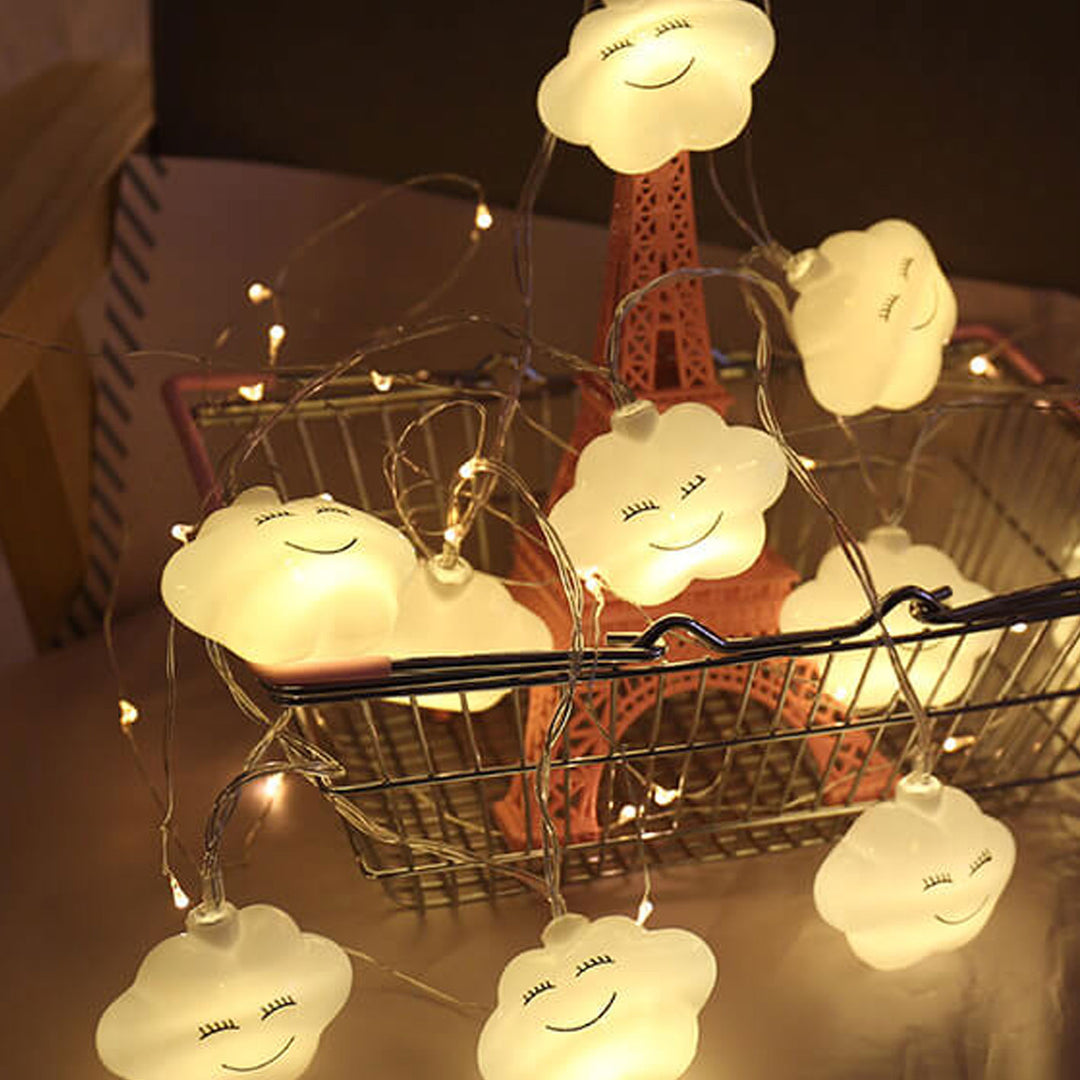 Luz de cadena de batería LED de 10/20 luces para decoración festiva interior 