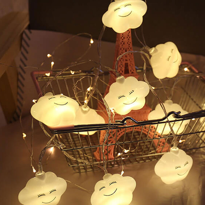Guirlande lumineuse LED à piles 10/20 lumières pour décoration festive intérieure 