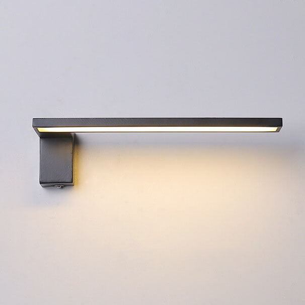 Moderne, minimalistische, einfarbige LED-Wandleuchte