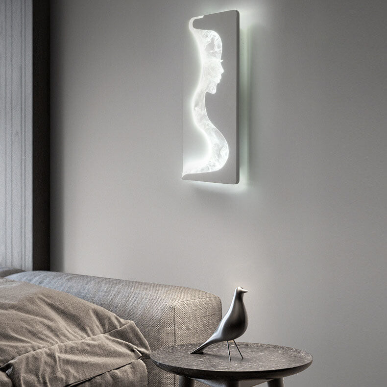 Moderne LED-Wandleuchte aus Acryl von Cloudy Beauty 