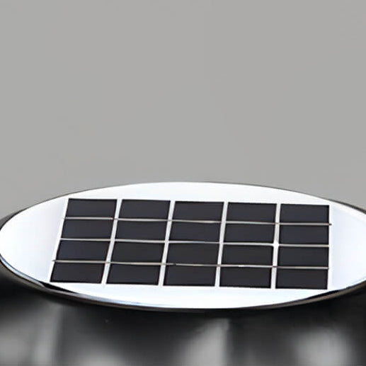 ضوء حديقة مشهد مقاوم للماء LED PC ألمنيوم زهرة مستديرة عتيقة للطاقة الشمسية في الهواء الطلق 