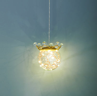 Creative Decorative Gypsophila 1-Light LED Pendant Light