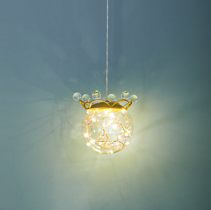 Creative Decorative Gypsophila 1-Light LED Pendant Light