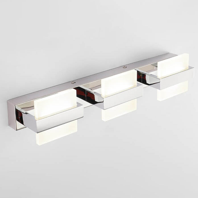 Modern Acrylic Square Combination Design LED Mirror Front Light Wall Sconce Lamp