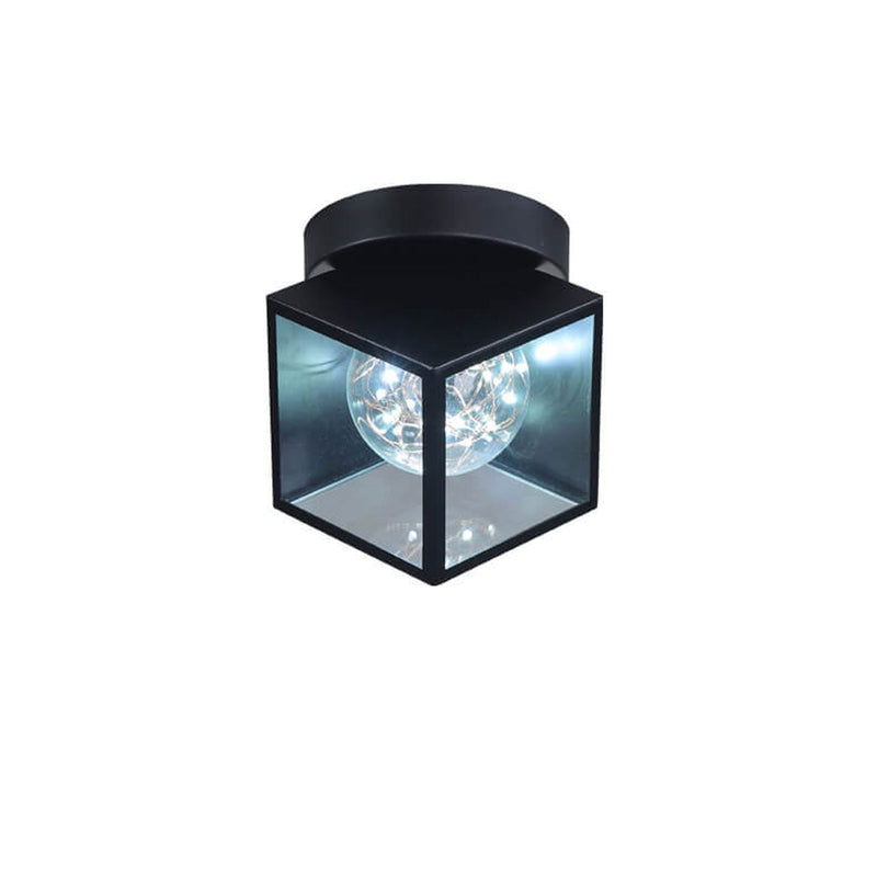 Nordic Square Geometric Ball LED Semi-Flush Mount Ceiling Light