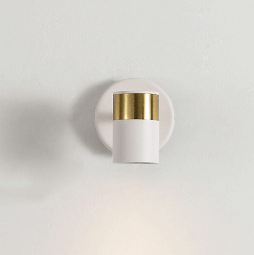Lámpara Aplique de Pared Cilíndrica de Lujo Ligero Moderno de 1 Luz 