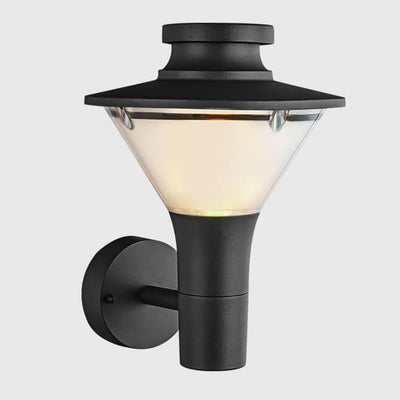 Modern Outdoor Waterproof Geometric Column 1-Light Patio Wall Sconce Lamp