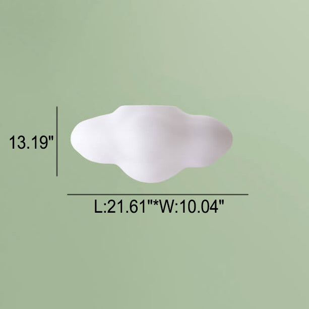 Moderne Harz schwebende Wolken Design Bunte LED Pendelleuchte 