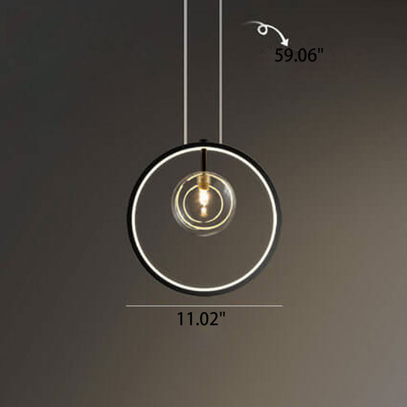 Nordic Simple Iron Art 1/3/5-Light Bubble Chandelier