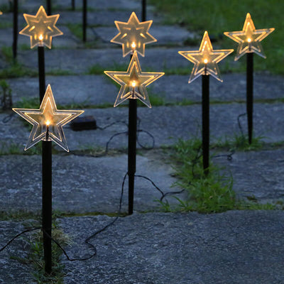 Weihnachtsdekoration Solar Outdoor Rasen LED Garten Bodeneinsatz Landschaftslicht 