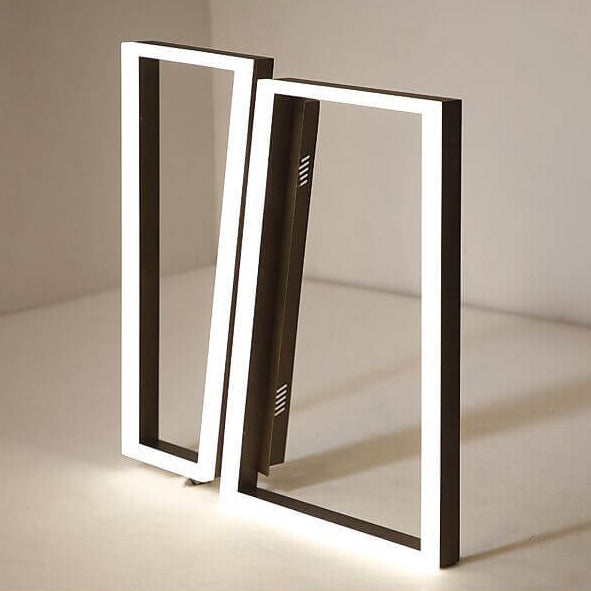 Plafonnier LED de forme géométrique créative et simple 