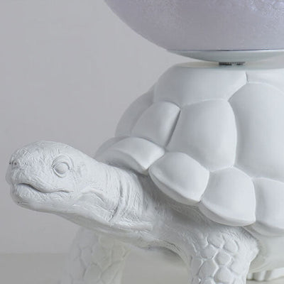 Nordic Creative Turtle Shape Moon Resin 1-Light Table Lamp