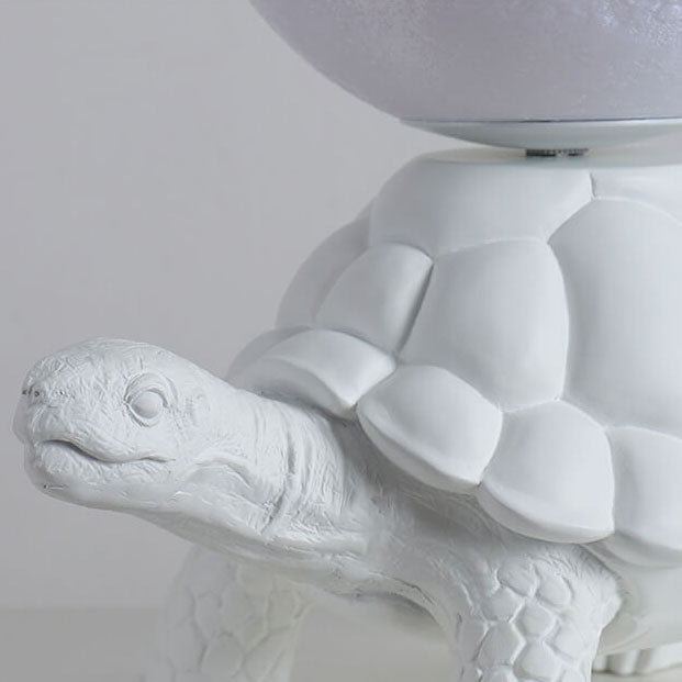 Nordic Creative Turtle Shape Moon Resin 1-Light Table Lamp