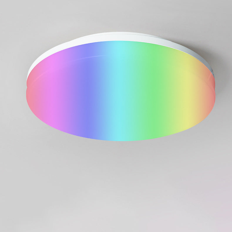 RGB Smart Round Flat Moisture Resistant LED Flush Mount Ceiling Light