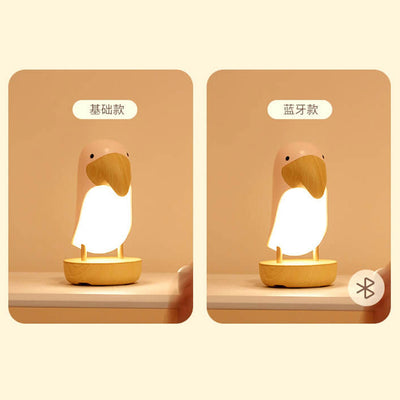 Creative Bird USB Rechargeable Bluetooth Night Light Table Lamp