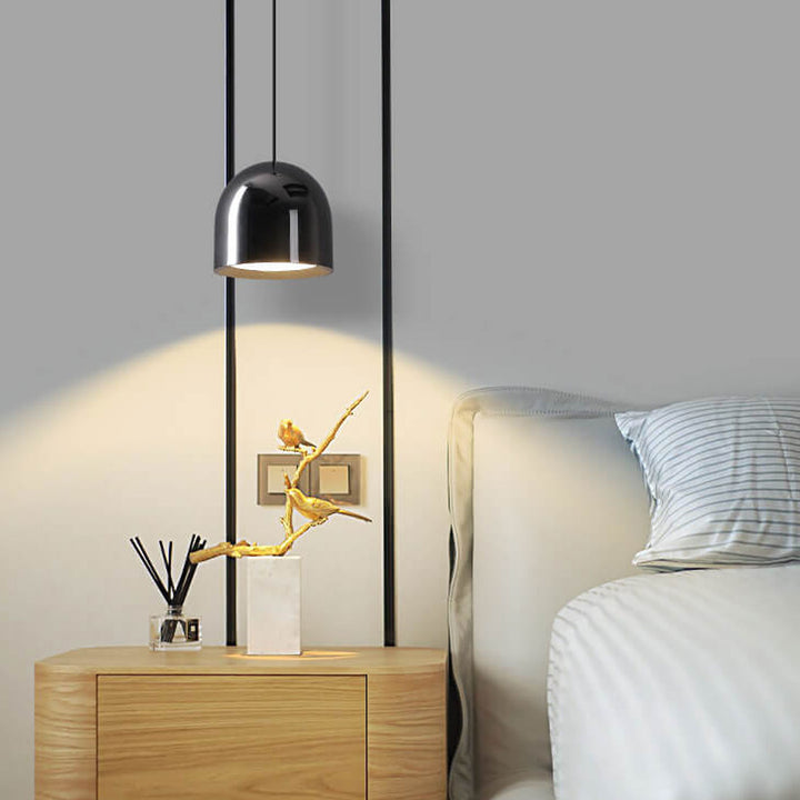 Lustre à LED suspendu simple en fil nordique 