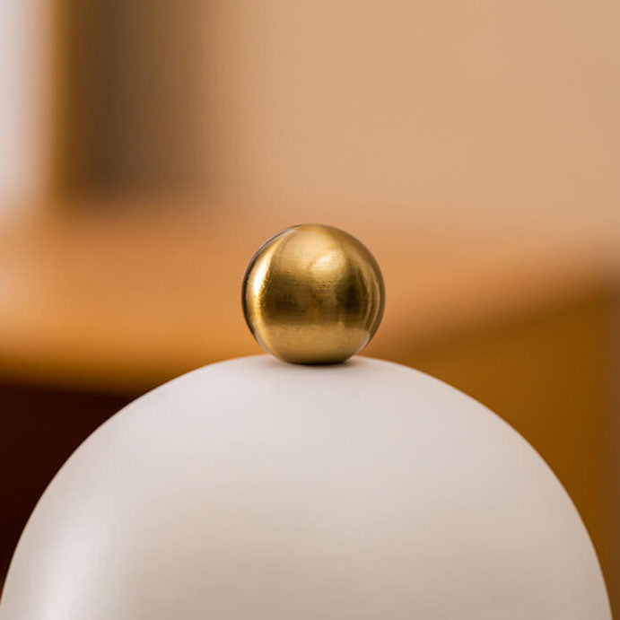 Modern Simple Iron Dome 2-Light Melting Wax Table Lamp