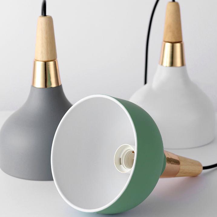 Arte de disco de macaron moderno y creativo 1 luz colgante 