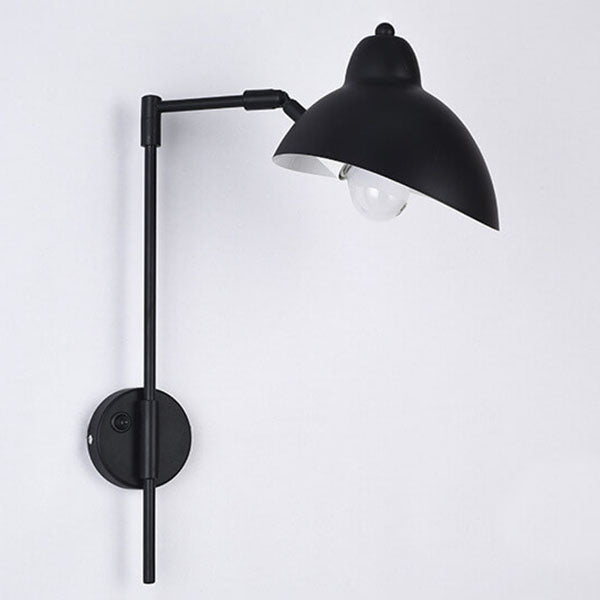 Industrial Minimalist Iron Duck Folding Telescopic Long Pole 1-Light Wall Sconce Lamp