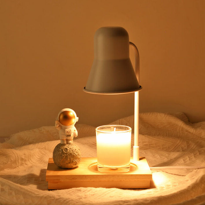 Lampe de table à 2 lumières en cire fondante aromathérapie moderne astronaute 