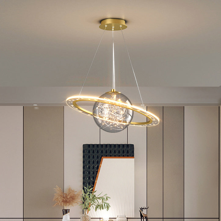 Minimalist Postmodern Gypsophila 1-Light LED Pendant Light