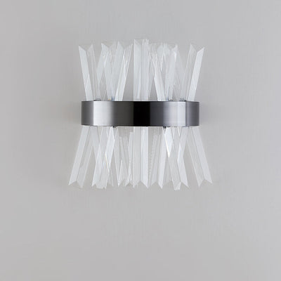 Nordic Light Luxury Creative Crystal Strip Design 2-Licht-Wandleuchte 