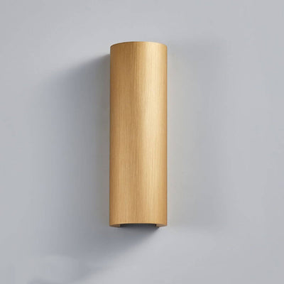 Modern Minimalist Aluminum Cylindrical LED Wall Sconce Lamp