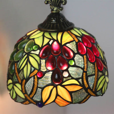 European Vintage Tiffany 1-Light Wall Sconce Lamp