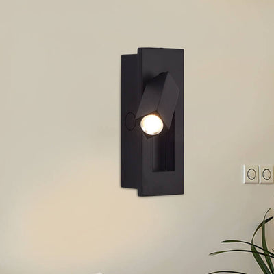 Moderne minimalistische LED-Wandleuchte aus Aluminium