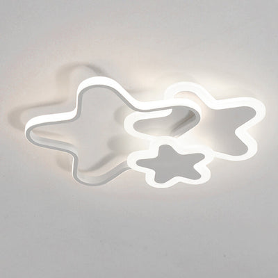 Nordic Cartoon Star Shape LED-Deckenleuchte für bündige Montage 