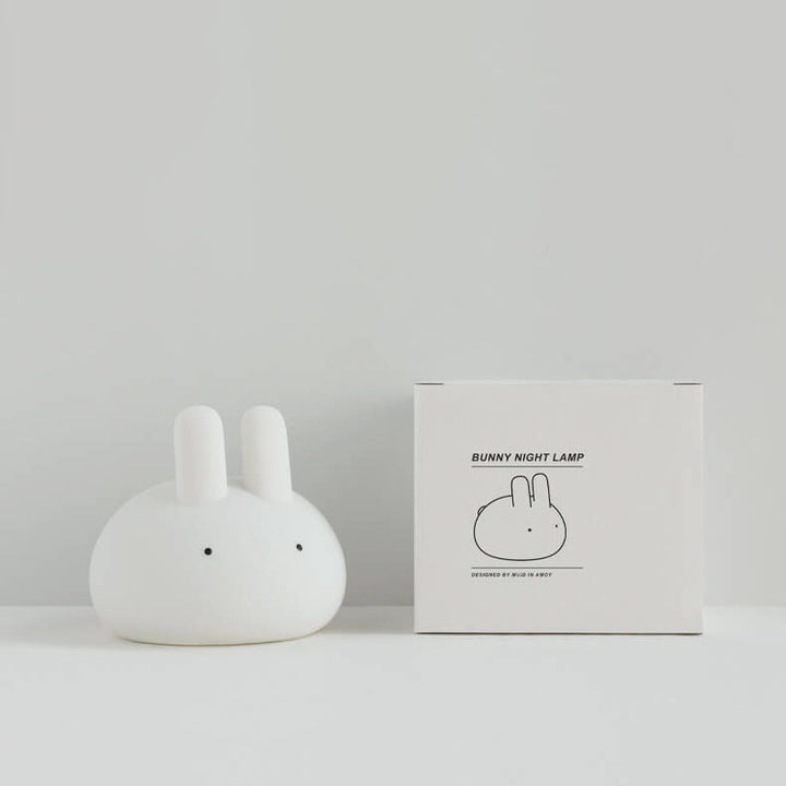 Lampe de table Creative Cartoon Bunny Silicone LED Pat Night Light 